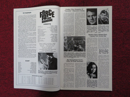FORCE TEN FROM NAVARONE - PRESSBOOK UNCUT AMERICAN INTERNATIONAL ROBERT SHAW 1978 Rendezvous Cinema Movie posters