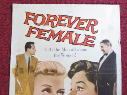FOREVER FEMALE US INSERT (14"x 36") POSTER GINGER ROGERS WILLIAM HOLDEN 1953 Rendezvous Cinema Movie posters