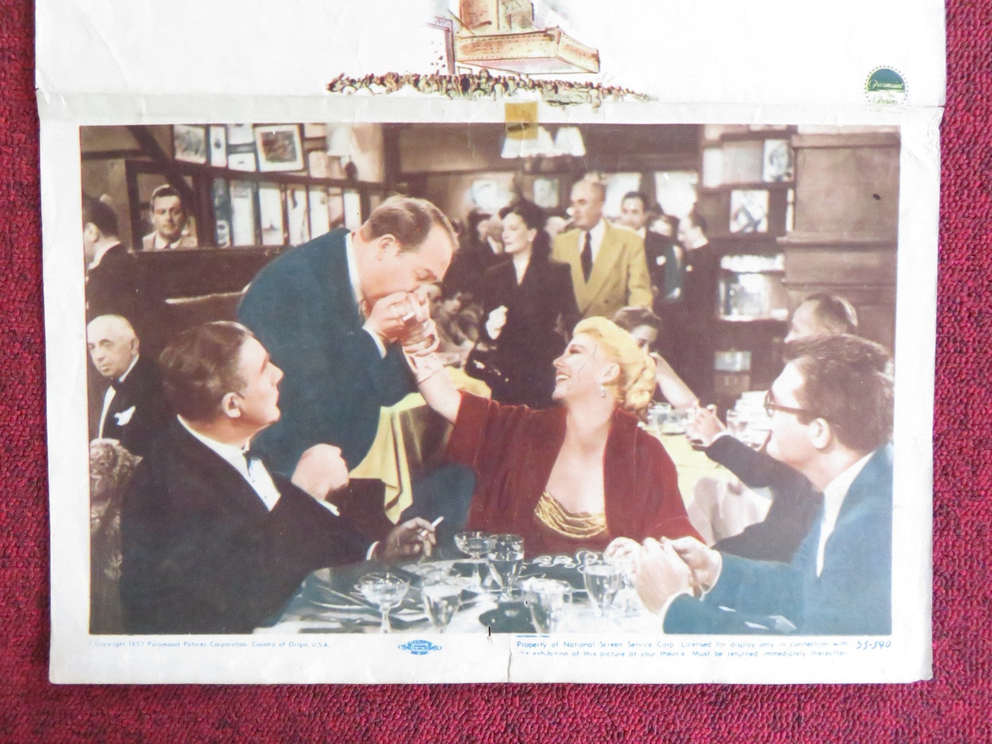 FOREVER FEMALE US INSERT (14"x 36") POSTER GINGER ROGERS WILLIAM HOLDEN 1953 Rendezvous Cinema Movie posters