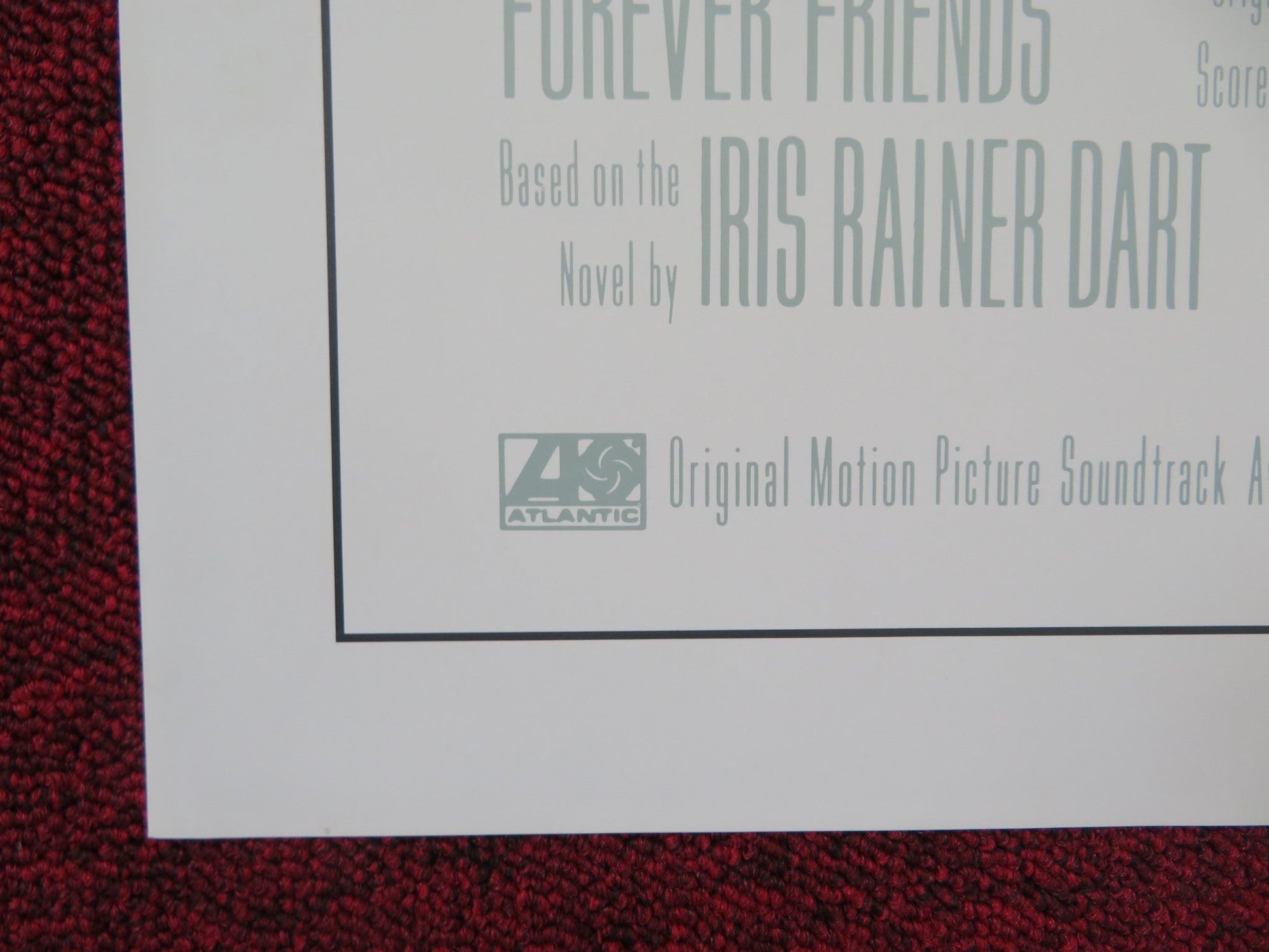 FOREVER FRIENDS / BEACHES FOLDED US ONE SHEET POSTER BETTE MIDLER 1988 Rendezvous Cinema Movie posters