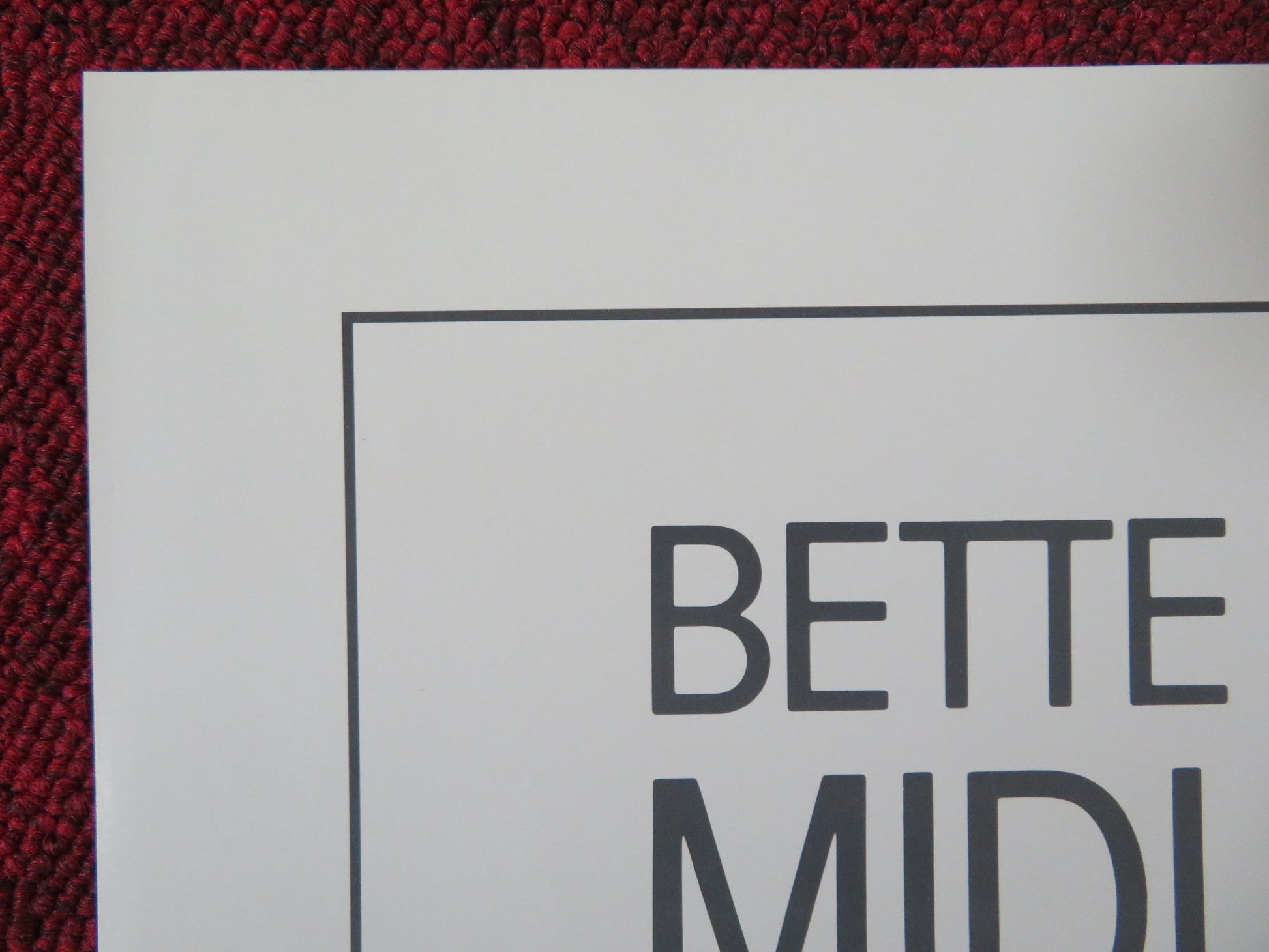 FOREVER FRIENDS / BEACHES FOLDED US ONE SHEET POSTER BETTE MIDLER 1988 Rendezvous Cinema Movie posters