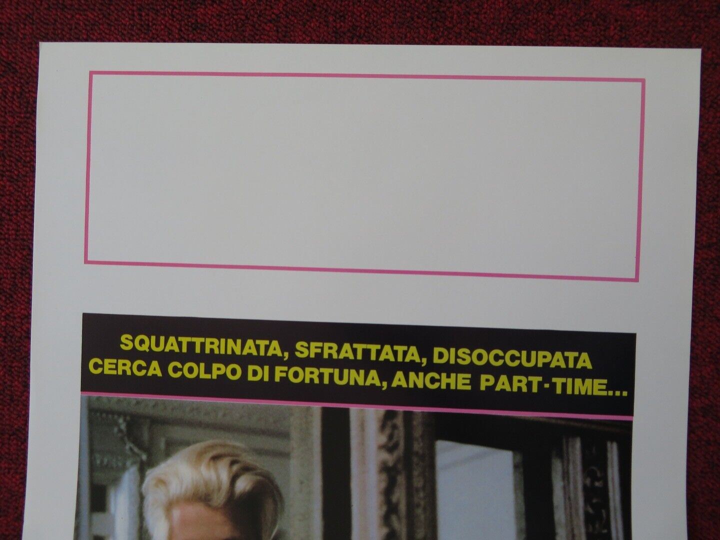 FOREVER, LULU ITALIAN LOCANDINA (27.5"x13") POSTER D HARRY A BALDWIN 1988 - Rendezvous Cinema
