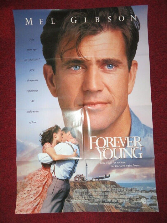 FOREVER YOUNG FOLDED US ONE SHEET POSTER MEL GIBSON JAMIE LEE CURTIS 1992 Movie posters