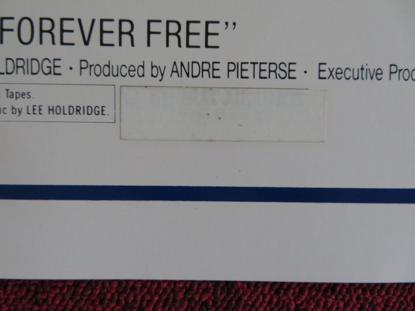 FOREVER YOUNG, FOREVER FREE US HALF SHEET (22"x 28") POSTER JOSE FERRER 1976 Rendezvous Cinema Movie posters