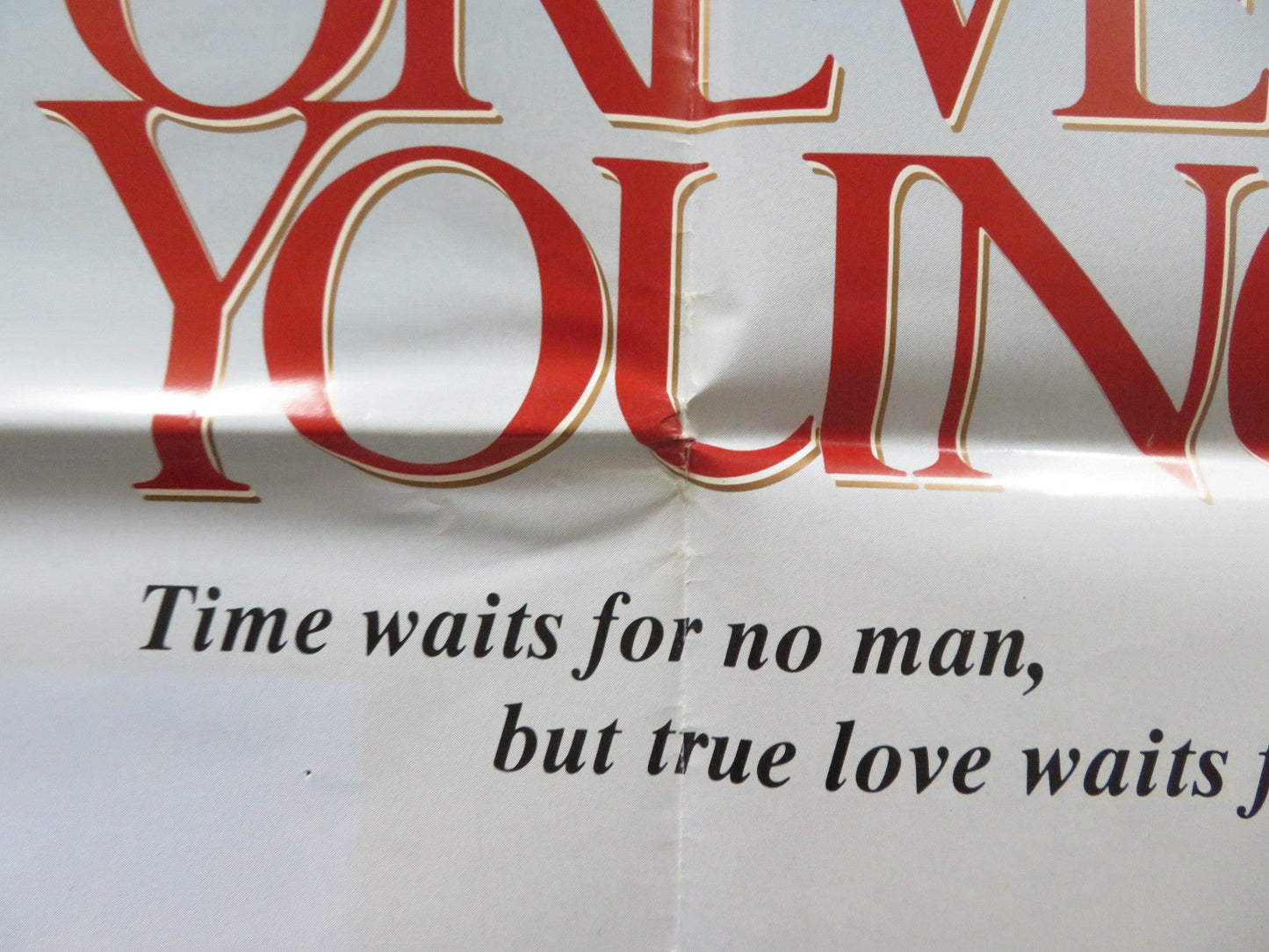 FOREVER YOUNG UK QUAD POSTER FOLDED MEL GIBSON JAMIE LEE CURTIS 1992 Rendezvous Cinema Movie posters