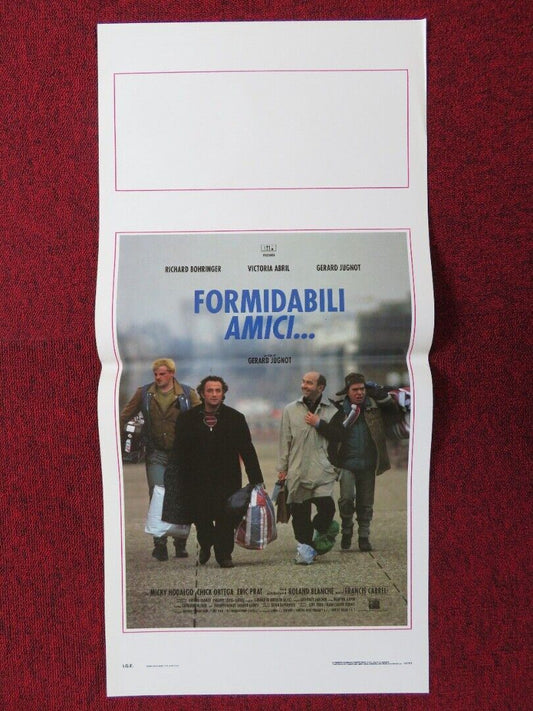 FORMIDABILI AMICI... ITALIAN LOCANDINA (27.5"x13") POSTER RICHARD BOHRINGER 1992 Movie posters