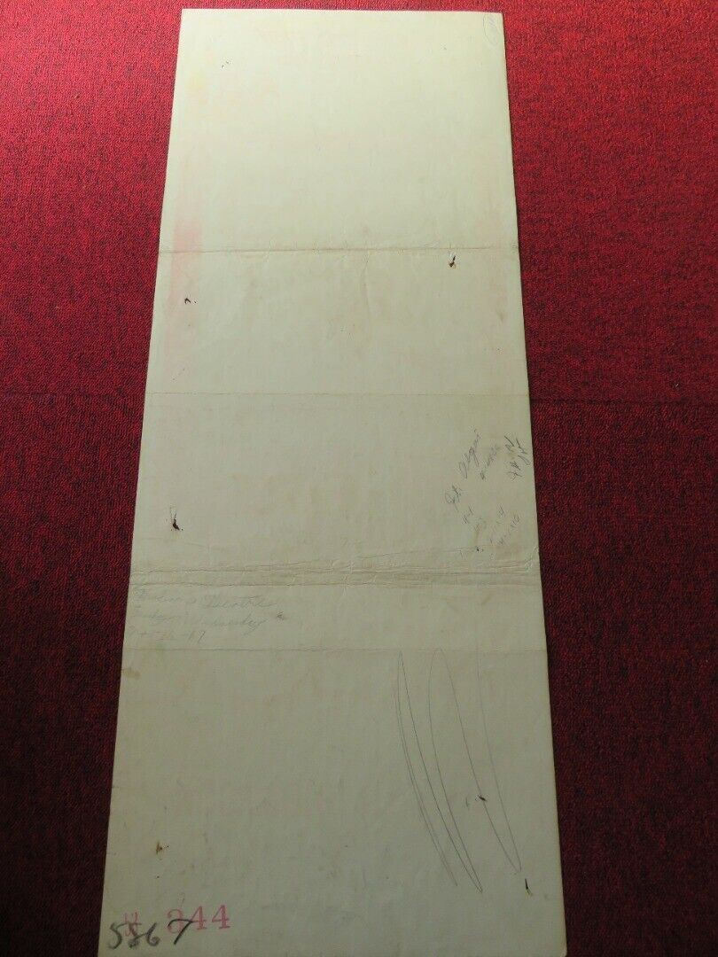 FORT ALGIERS US INSERT (14"x 36") POSTER YVONNE DECARLO CARLOS THOMPSON 1953 Movie posters