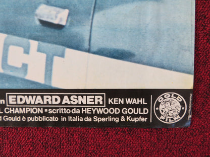 FORT APACHE THE BRONX - A ITALIAN FOTOBUSTA POSTER PAUL NEWMAN E. ASNER 1981 Rendezvous Cinema Movie posters