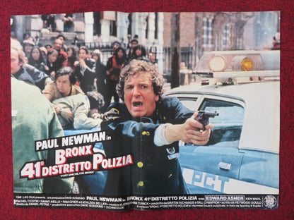 FORT APACHE THE BRONX - A ITALIAN FOTOBUSTA POSTER PAUL NEWMAN E. ASNER 1981 Rendezvous Cinema Movie posters