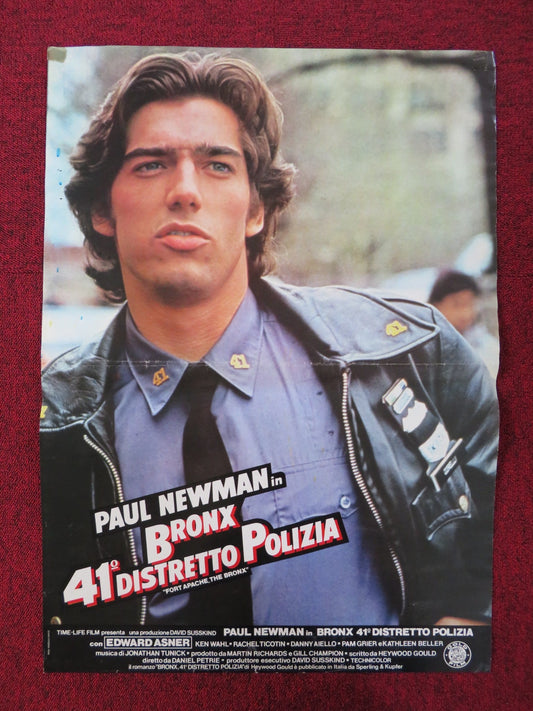 FORT APACHE THE BRONX - E ITALIAN FOTOBUSTA POSTER PAUL NEWMAN E. ASNER 1981 Rendezvous Cinema Movie posters
