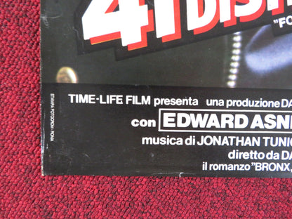 FORT APACHE THE BRONX - E ITALIAN FOTOBUSTA POSTER PAUL NEWMAN E. ASNER 1981 Rendezvous Cinema Movie posters