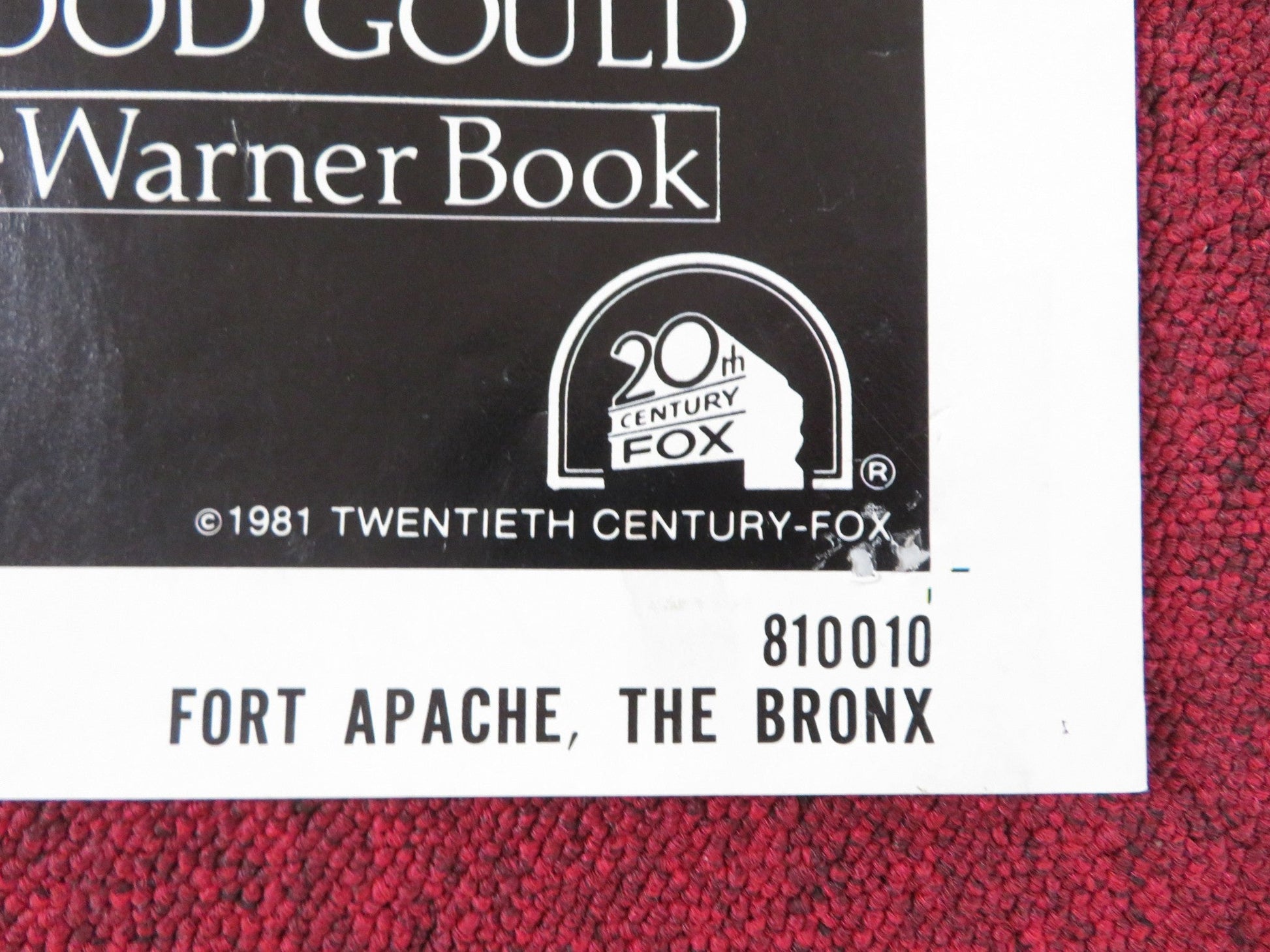 FORT APACHE, THE BRONX FOLDED US ONE SHEET POSTER PAUL NEWMAN EDWARD ASNER 1981 Rendezvous Cinema Movie posters