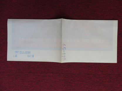 FORT CORAGEOUS FOLDED US ONE SHEET POSTER FRED BEIR DONALD BARRY 1965 Rendezvous Cinema Movie posters