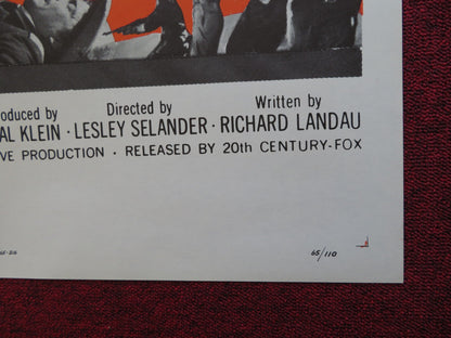 FORT CORAGEOUS FOLDED US ONE SHEET POSTER FRED BEIR DONALD BARRY 1965 Rendezvous Cinema Movie posters