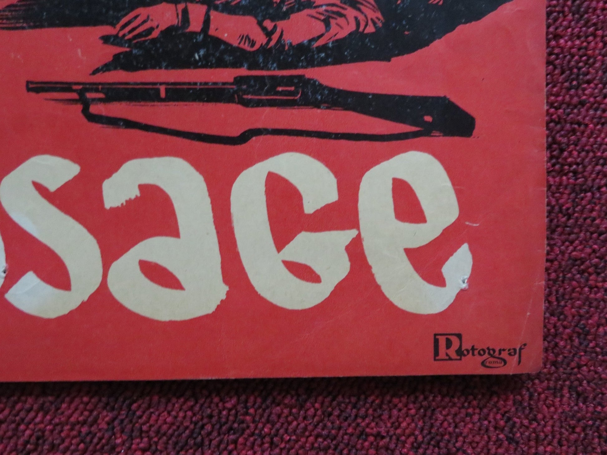 FORT OSAGE - A ITALIAN FOTOBUSTA POSTER ROD CAMERON JANE NIGH 1952 Rendezvous Cinema Movie posters