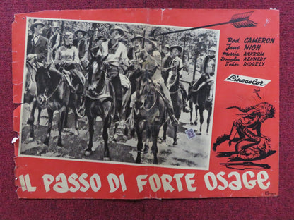 FORT OSAGE - B ITALIAN FOTOBUSTA POSTER ROD CAMERON JANE NIGH 1952 Rendezvous Cinema Movie posters