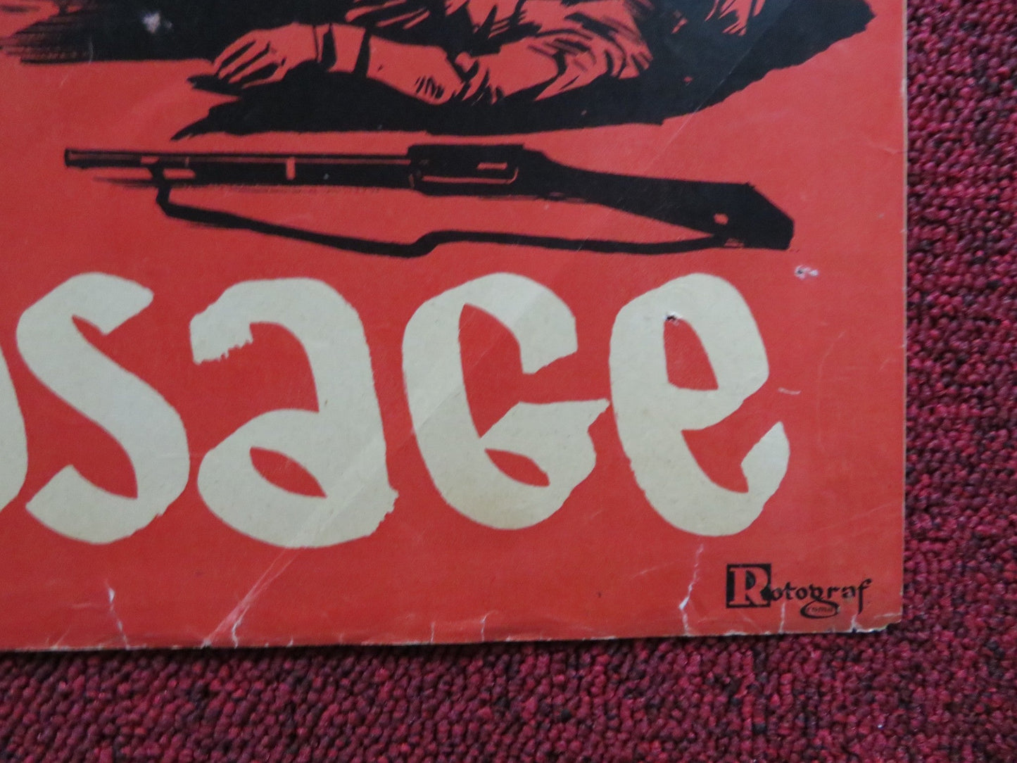 FORT OSAGE - B ITALIAN FOTOBUSTA POSTER ROD CAMERON JANE NIGH 1952 Rendezvous Cinema Movie posters