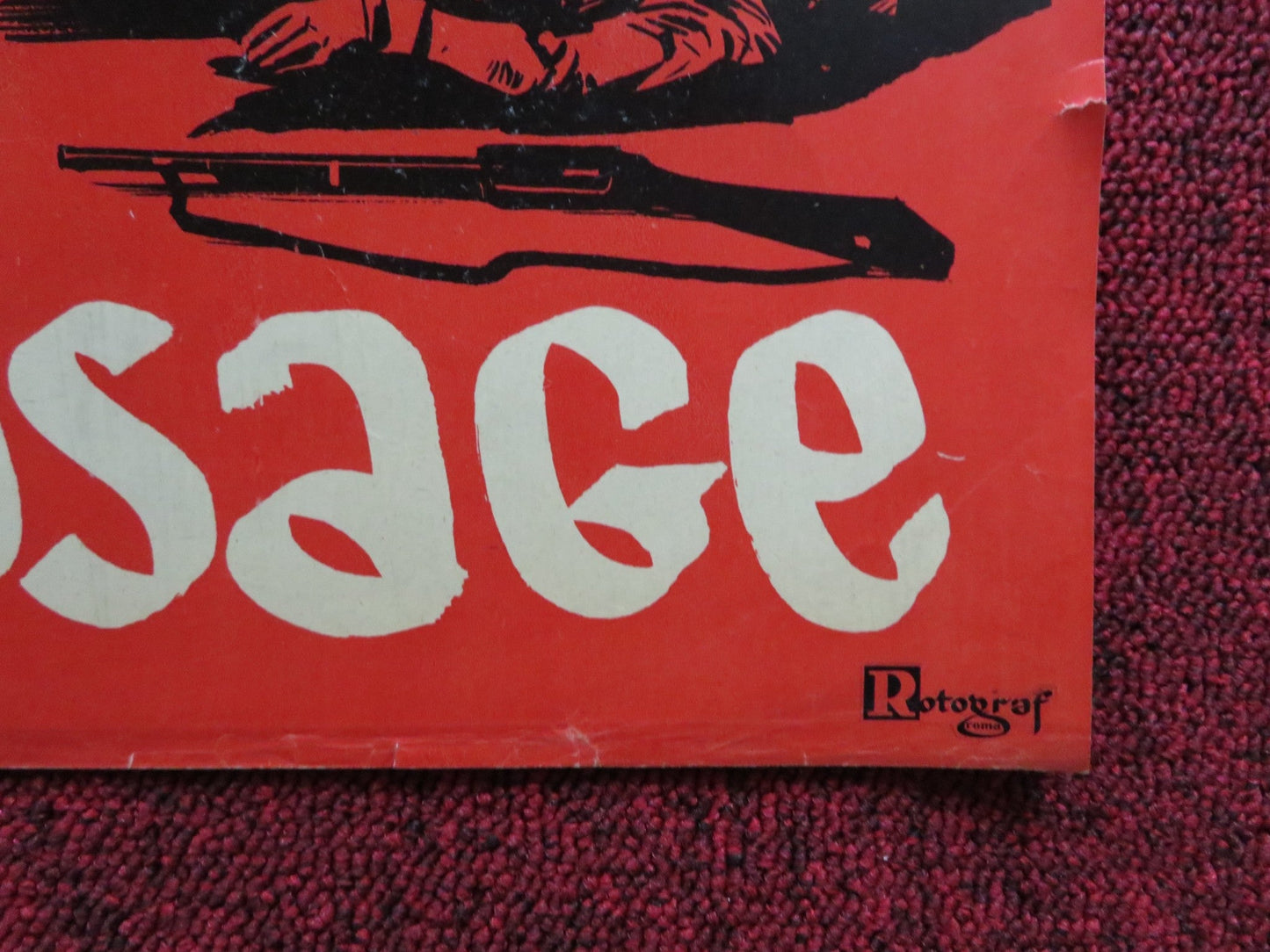 FORT OSAGE - C ITALIAN FOTOBUSTA POSTER ROD CAMERON JANE NIGH 1952 Rendezvous Cinema Movie posters