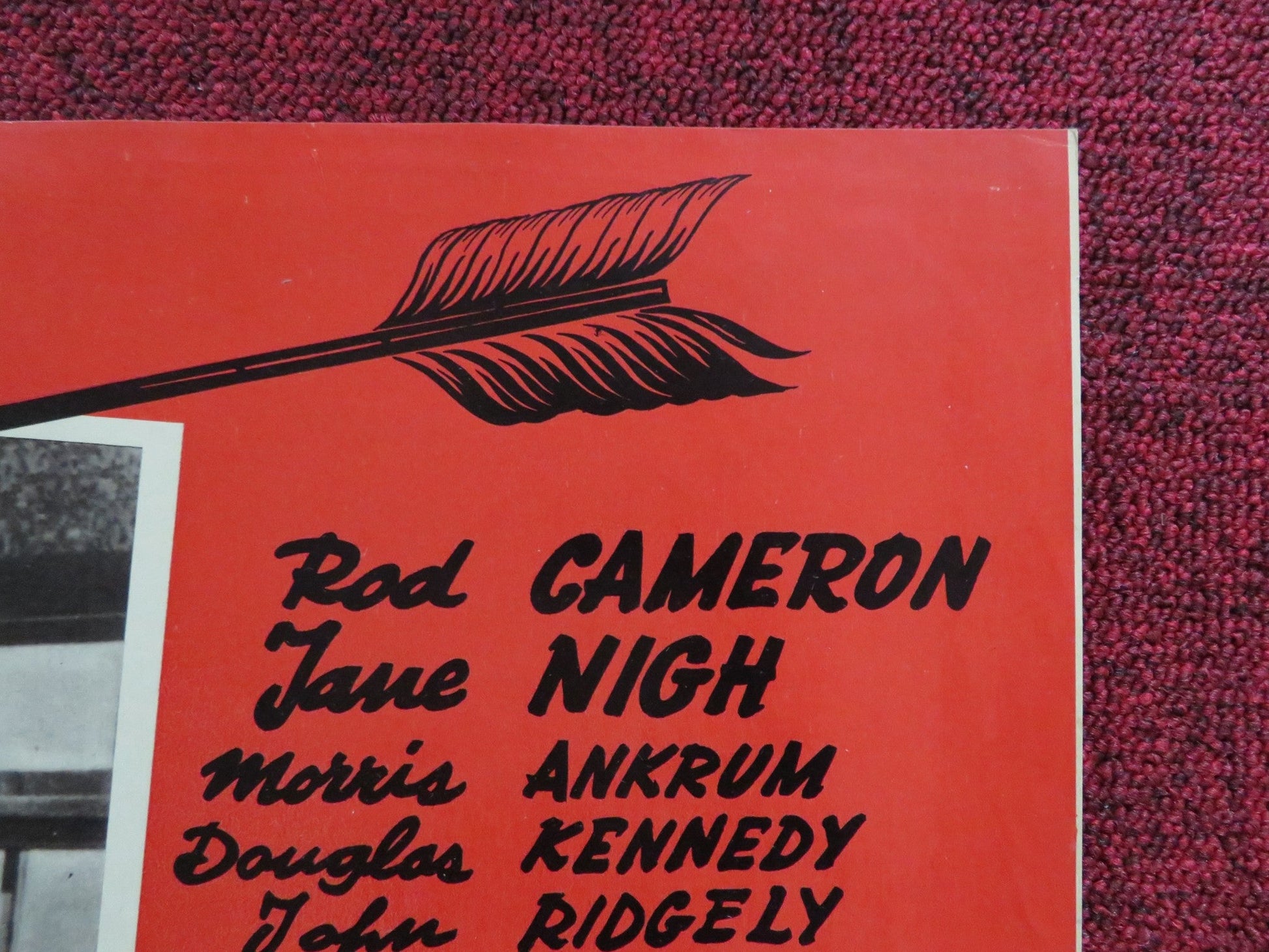 FORT OSAGE - D ITALIAN FOTOBUSTA POSTER ROD CAMERON JANE NIGH 1952 Rendezvous Cinema Movie posters