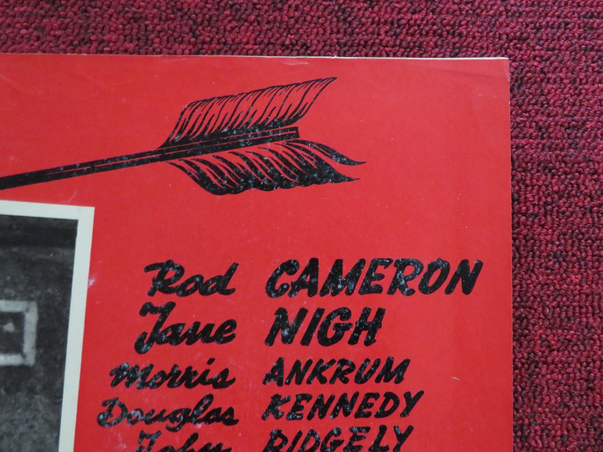 FORT OSAGE - E ITALIAN FOTOBUSTA POSTER ROD CAMERON JANE NIGH 1952 Rendezvous Cinema Movie posters