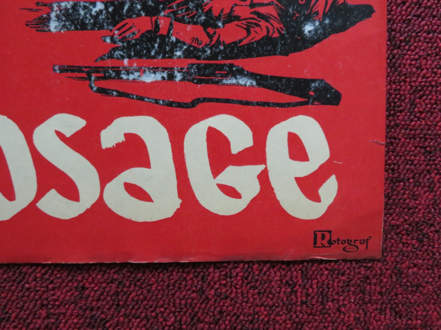 FORT OSAGE - E ITALIAN FOTOBUSTA POSTER ROD CAMERON JANE NIGH 1952 Rendezvous Cinema Movie posters