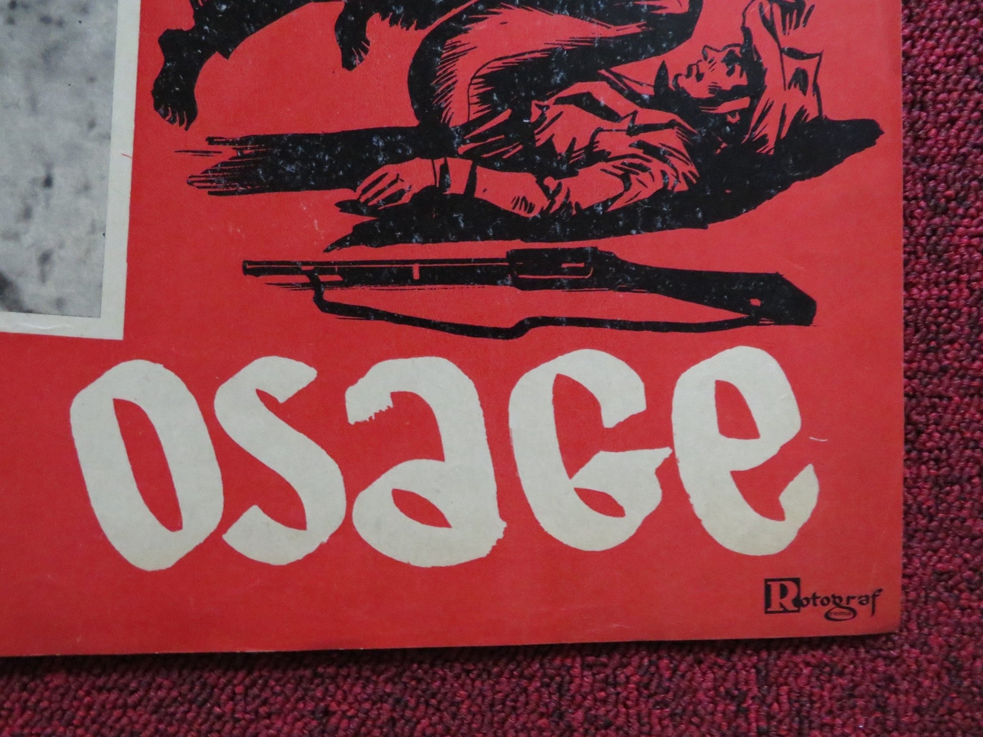 FORT OSAGE - F ITALIAN FOTOBUSTA POSTER ROD CAMERON JANE NIGH 1952 Rendezvous Cinema Movie posters