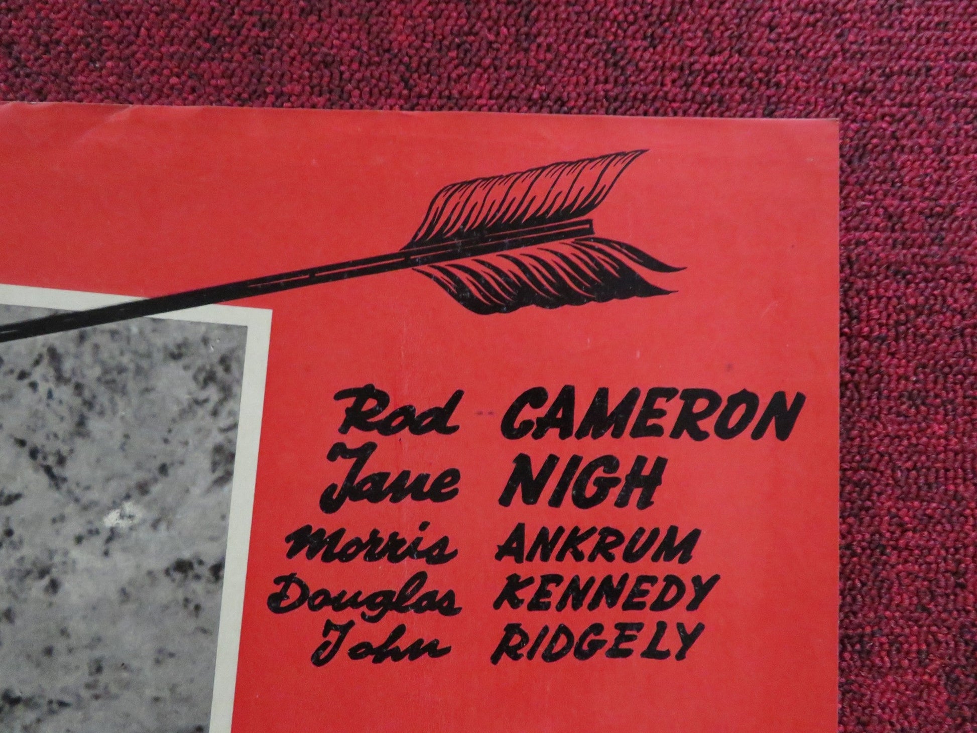 FORT OSAGE - F ITALIAN FOTOBUSTA POSTER ROD CAMERON JANE NIGH 1952 Rendezvous Cinema Movie posters