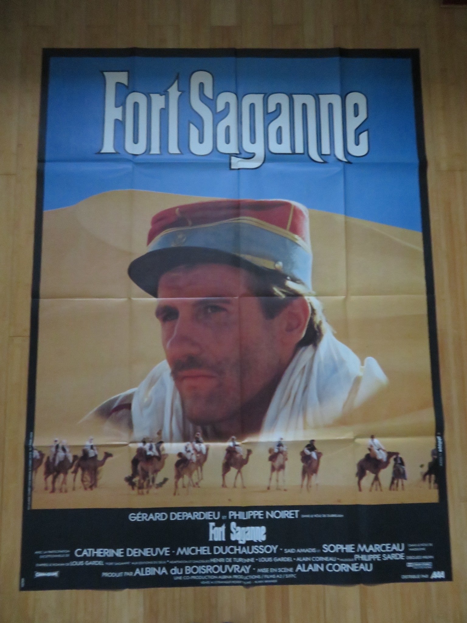 FORT SAGANNE FRENCH GRANDE POSTER GERARD DEPARDIEU PHILIPPE NOIRET 1984 Rendezvous Cinema Movie posters