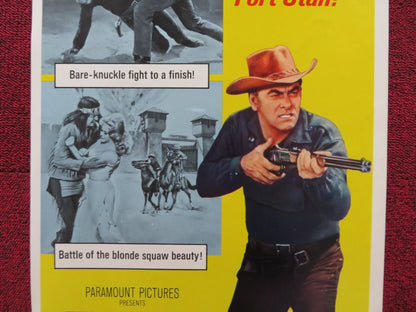 FORT UTAH US INSERT (14"x 36") POSTER JOHN IRELAND VIRGINIA MAYO 1966 Rendezvous Cinema Movie posters