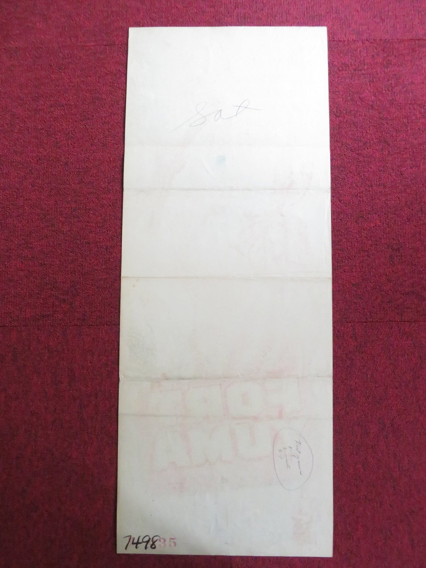 FORT YUMA US INSERT (14"x 36") POSTER PETER GRAVES JOAN VOHS 1955 Rendezvous Cinema Movie posters