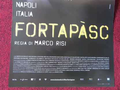 FORTAPASC ITALIAN LOCANDINA (26.5"x12.5") POSTER MARCO RISI 2009 Movie posters
