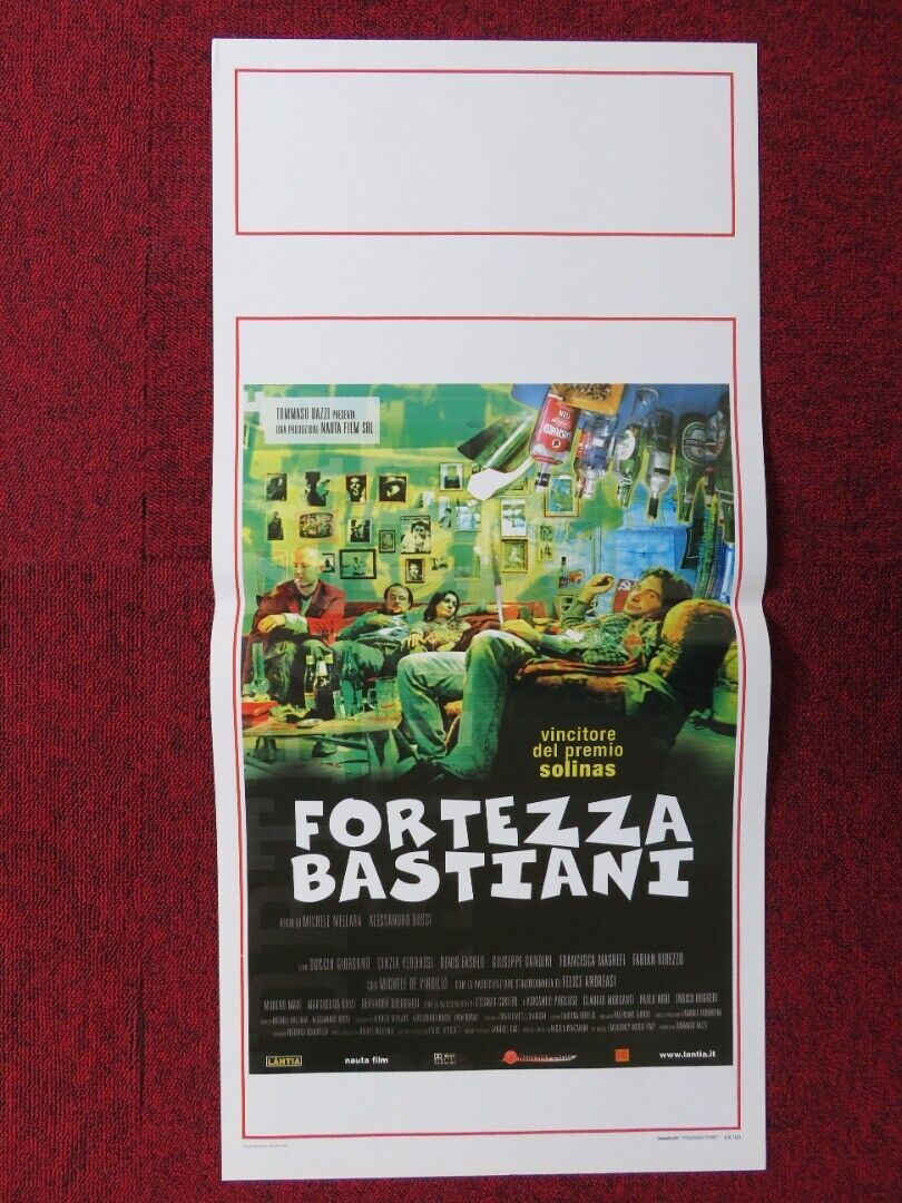 FORTEZZA BASTIANI ITALIAN LOCANDINA (27.5"x13") POSTER DUCCIO GIORDANO 2002 Movie posters