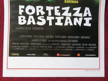 FORTEZZA BASTIANI ITALIAN LOCANDINA (27.5"x13") POSTER DUCCIO GIORDANO 2002 Movie posters