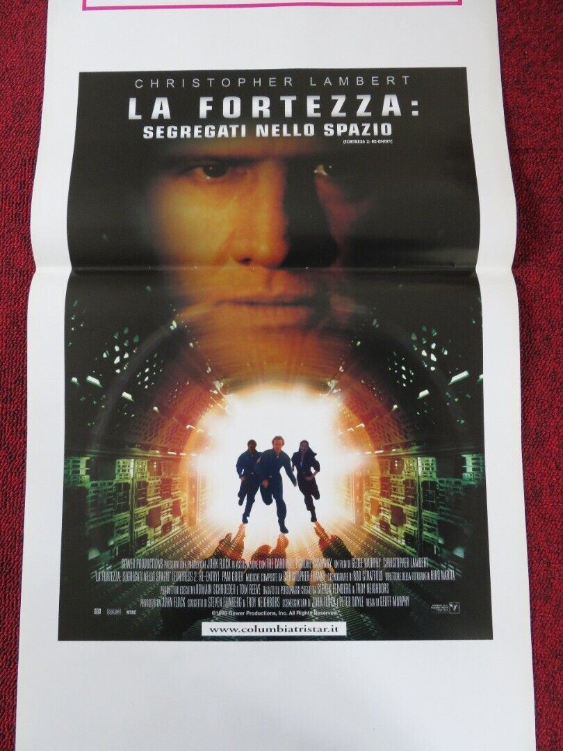 FORTRESS 2: RE - ENTRY ITALIAN LOCANDINA (27.5"x13") POSTER C LAMBERT 2000 Movie posters
