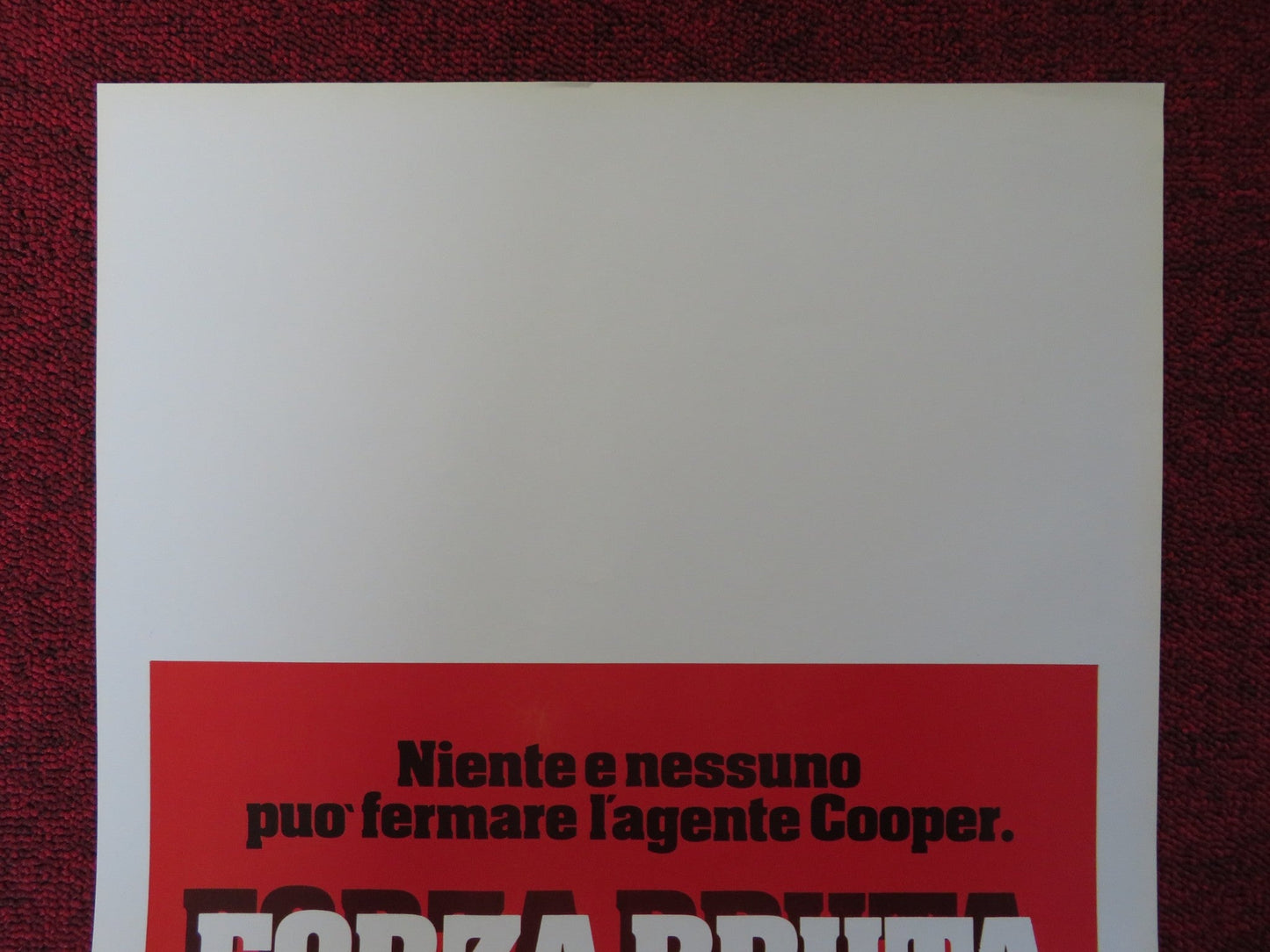 FORZA BRUTA ITALIAN LOCANDINA POSTER WINGS HAUSER JOYCE INGALLS 1983 Rendezvous Cinema Movie posters