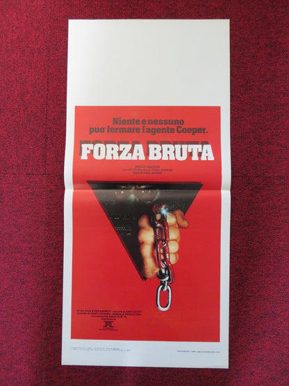 FORZA BRUTA ITALIAN LOCANDINA POSTER WINGS HAUSER JOYCE INGALLS 1983 Rendezvous Cinema Movie posters