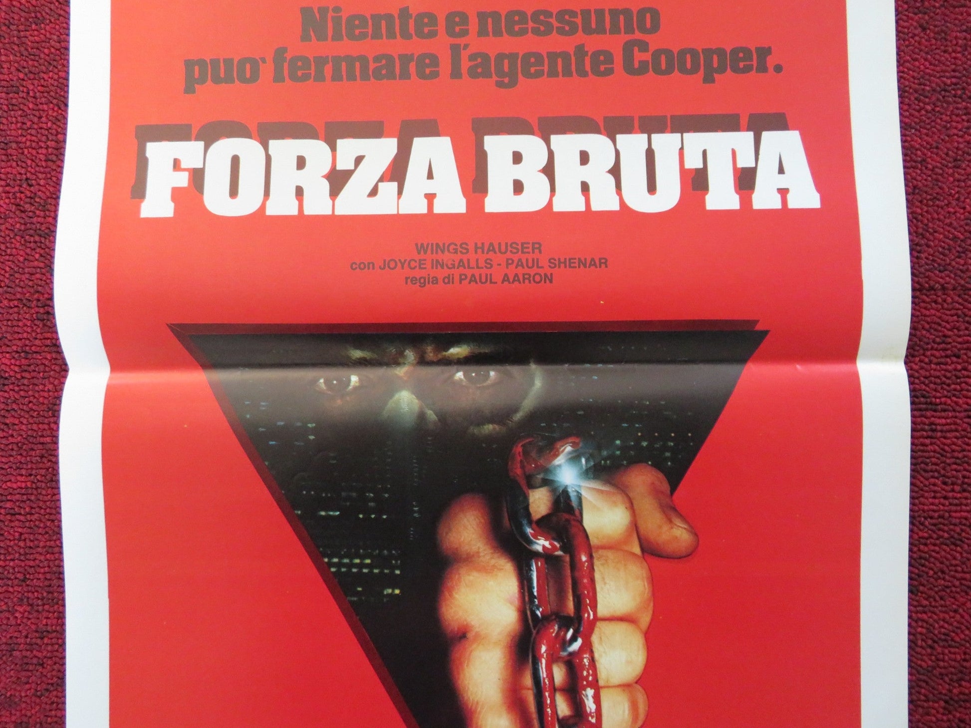 FORZA BRUTA ITALIAN LOCANDINA POSTER WINGS HAUSER JOYCE INGALLS 1983 Rendezvous Cinema Movie posters
