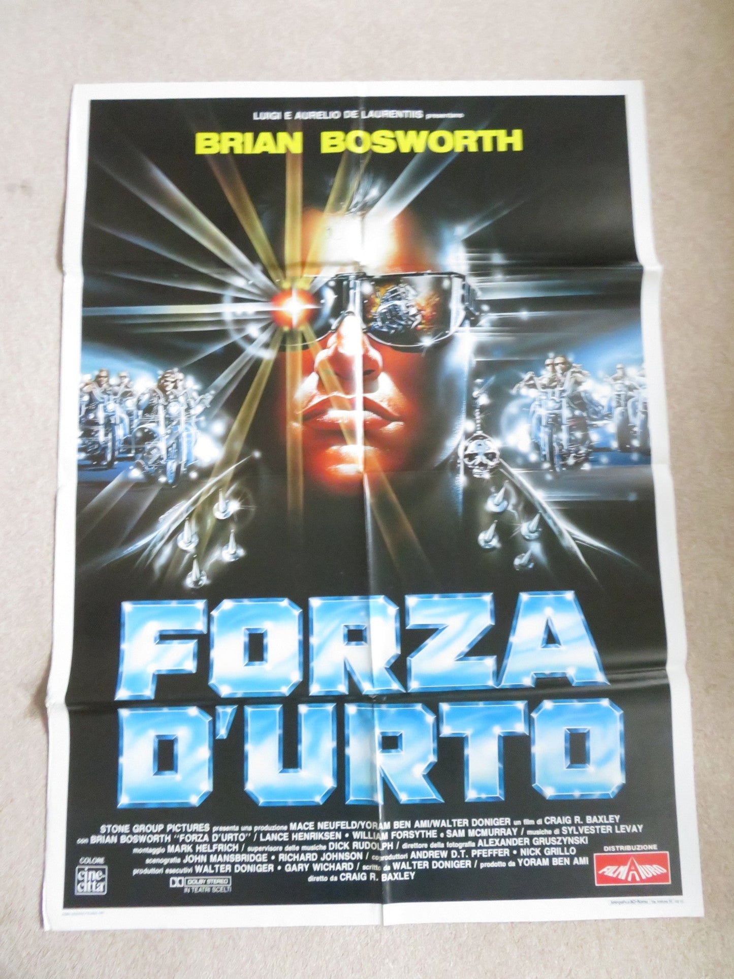 FORZA D'URTO ITALIAN 2 FOGLIO POSTER BRIAN BOSWORTH LANCE HENRIKSEN 1991 Rendezvous Cinema Movie posters