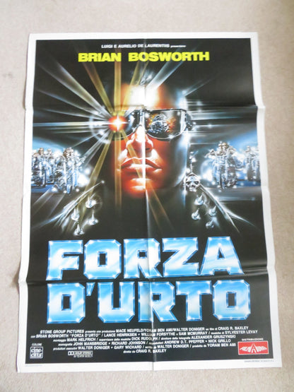 FORZA D'URTO ITALIAN 2 FOGLIO POSTER BRIAN BOSWORTH LANCE HENRIKSEN 1991 Rendezvous Cinema Movie posters