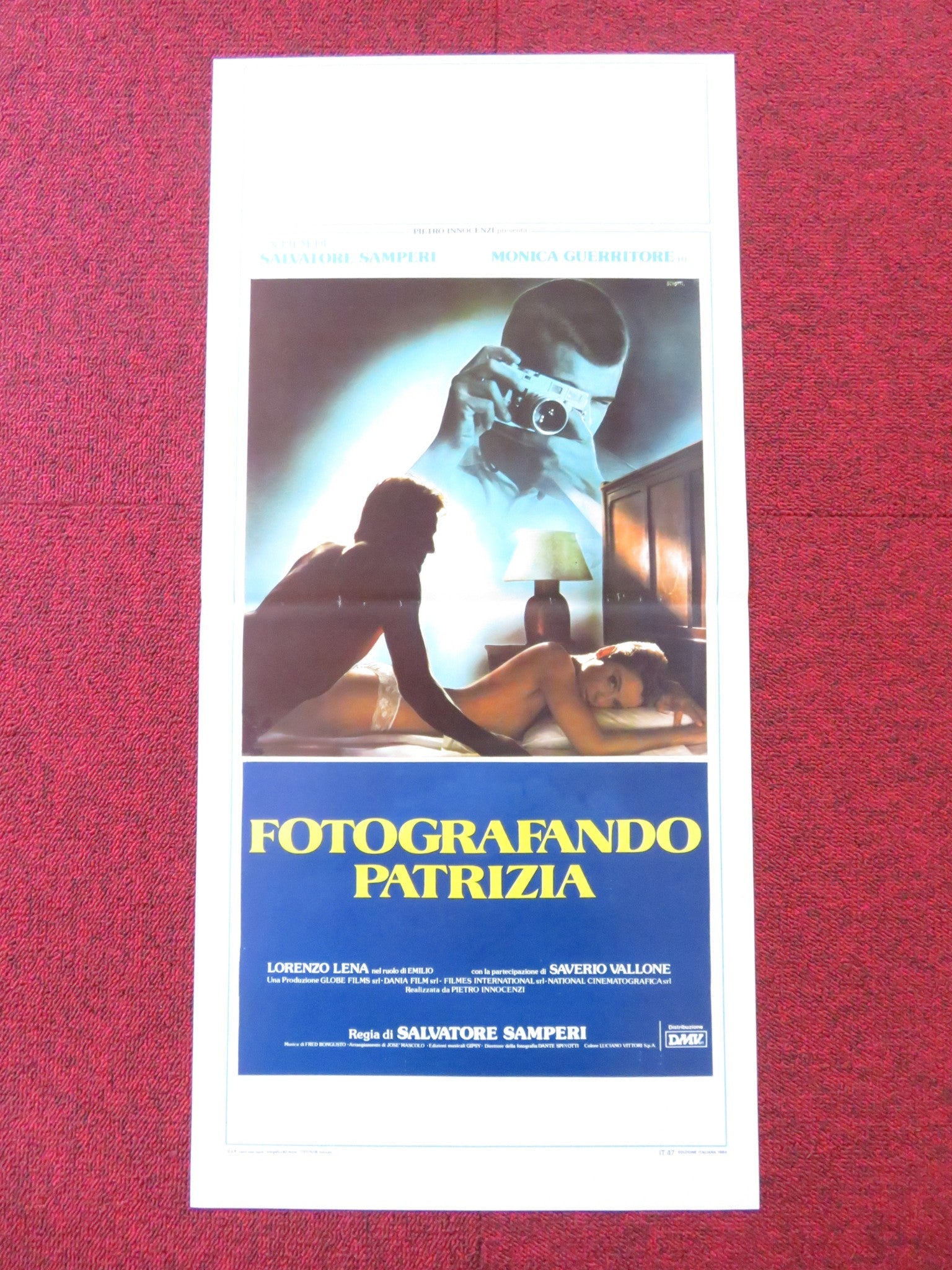FOTOGRAFANDO PATRIZIA ITALIAN LOCANDINA POSTER MONICA GUERRITORE LENA 1984 Rendezvous Cinema Movie posters