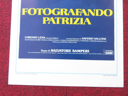 FOTOGRAFANDO PATRIZIA ITALIAN LOCANDINA POSTER MONICA GUERRITORE LENA 1984 Rendezvous Cinema Movie posters