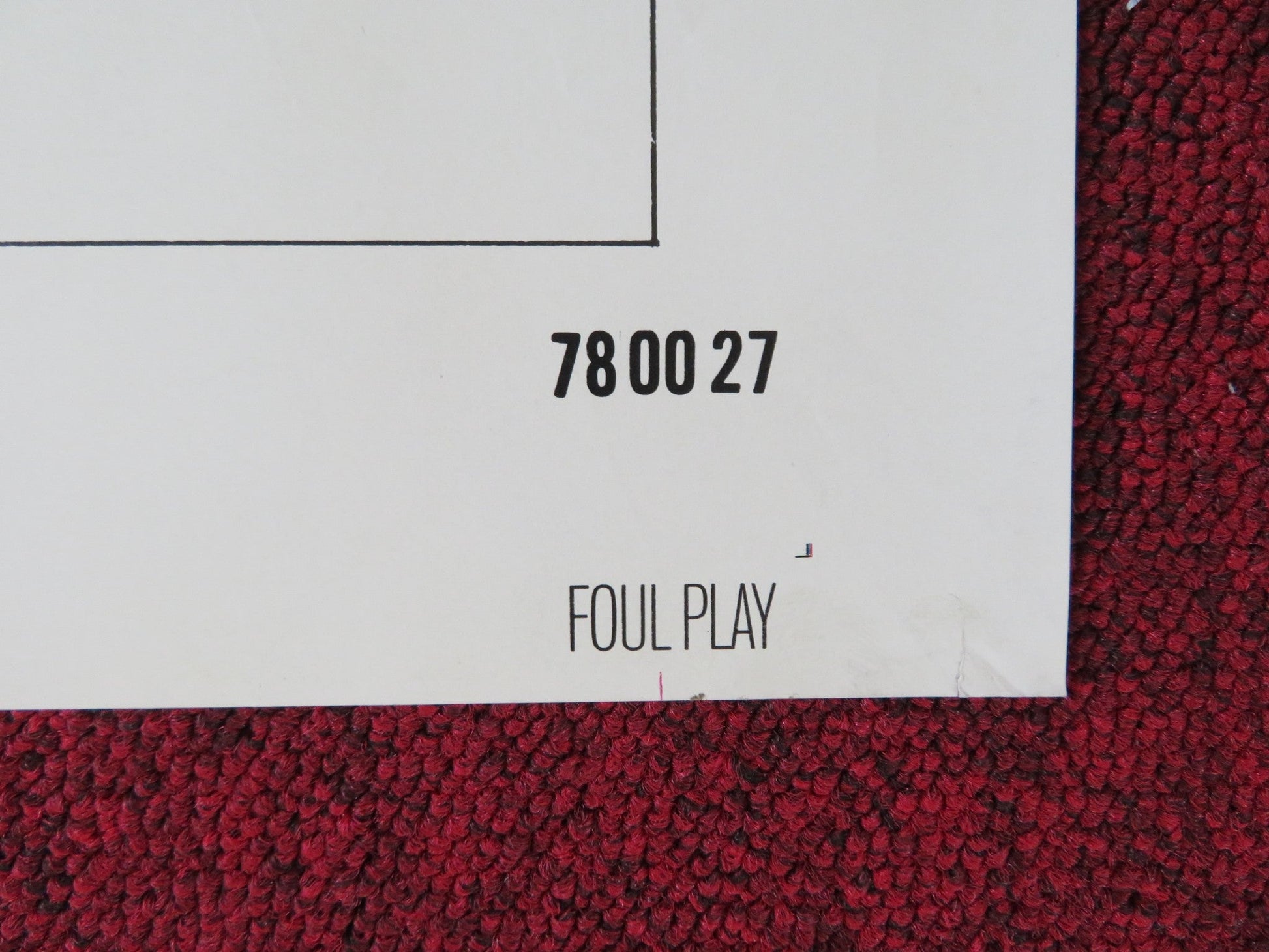 FOUL PLAY FOLDED US ONE SHEET POSTER GOLDIE HAWN CHEVY CHASE 1978 Rendezvous Cinema Movie posters