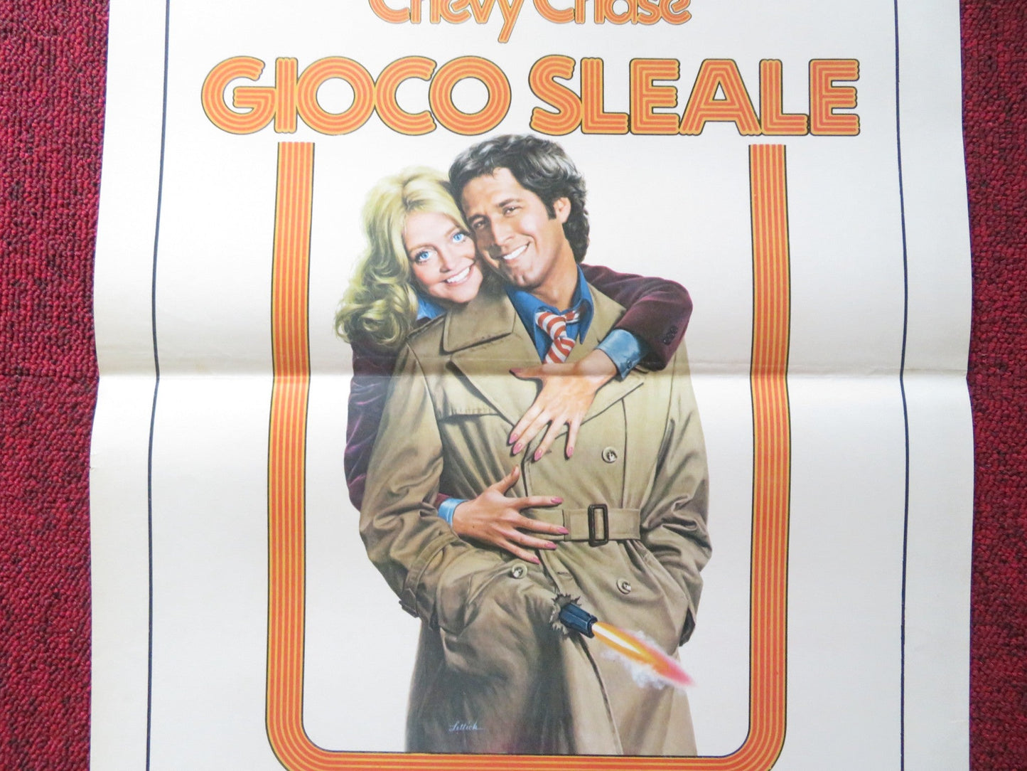 FOUL PLAY ITALIAN LOCANDINA POSTER GOLDIE HAWN CHEVY CHASE 1978 Rendezvous Cinema Movie posters