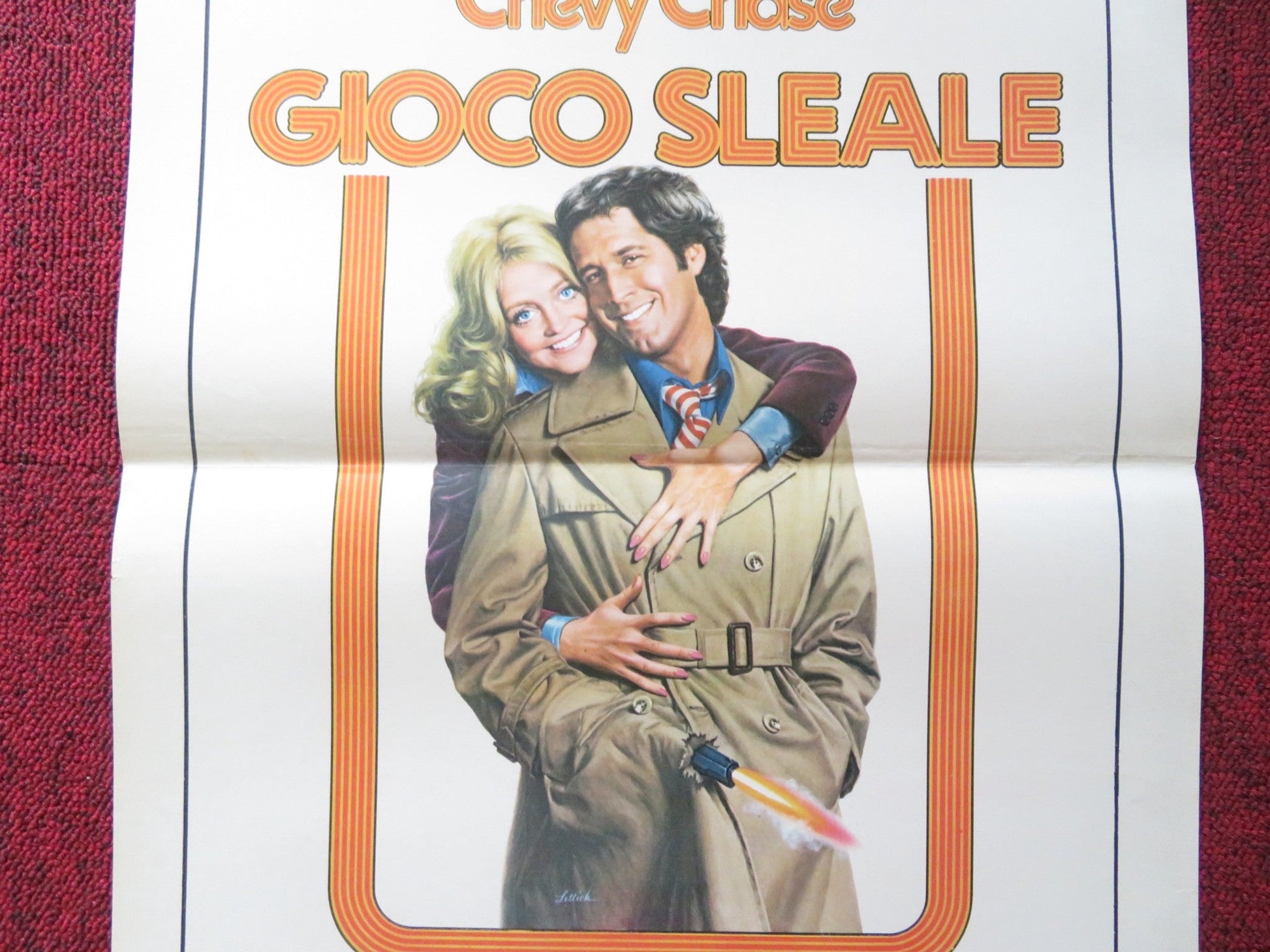FOUL PLAY ITALIAN LOCANDINA POSTER GOLDIE HAWN CHEVY CHASE 1978 Rendezvous Cinema Movie posters