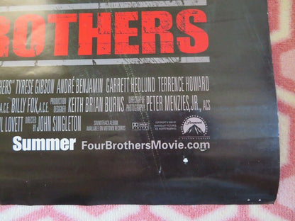 FOUR BROTHERS ONE SHEET ROLLED POSTER MARK WAHLBERG TYRESE GIBSON 2005 - Rendezvous Cinema