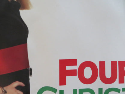 FOUR CHRISTMASES UK QUAD ROLLED POSTER VINCE VAUGHN REESE WITHERSPOON 2008 Rendezvous Cinema Movie posters