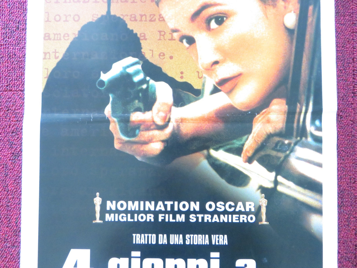FOUR DAYS IN SEPTEMBER ITALIAN LOCANDINA POSTER ALAN ARKIN FERNANDA TORRES 1997 Rendezvous Cinema Movie posters