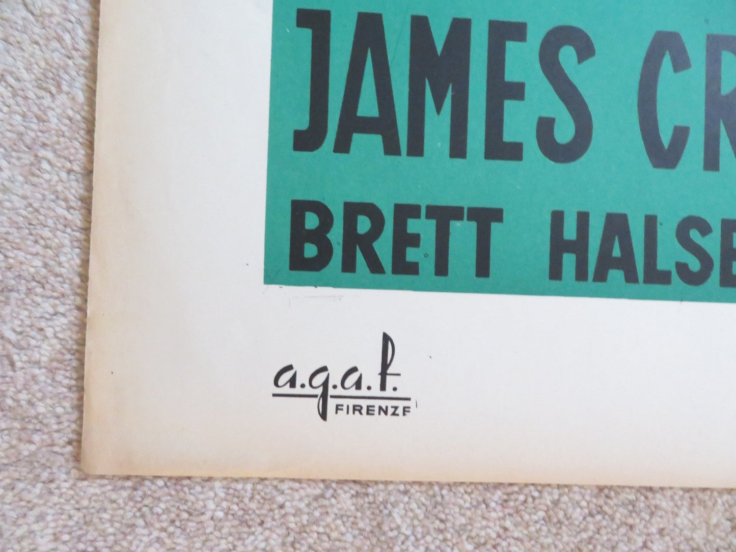 FOUR FAST GUNS ITALIAN 2 FOGLIO POSTER JAMES CRAIG MARTHA VICKERS 1960 Rendezvous Cinema Movie posters