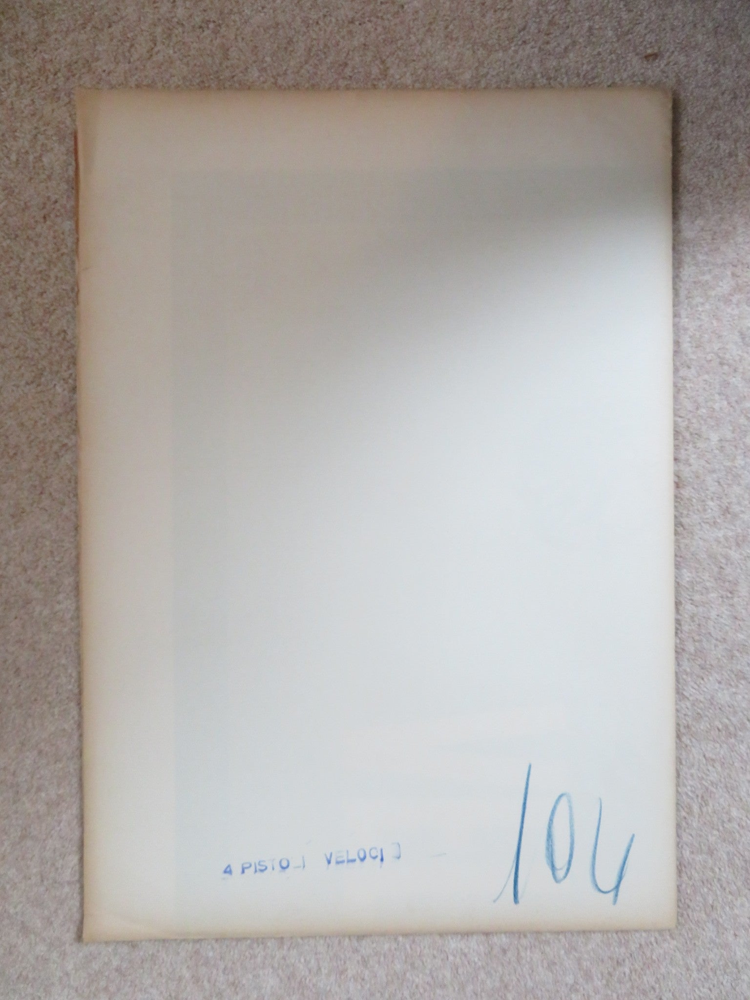 FOUR FAST GUNS ITALIAN 2 FOGLIO POSTER JAMES CRAIG MARTHA VICKERS 1960 Rendezvous Cinema Movie posters