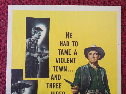 FOUR FAST GUNS US INSERT (14"x 36") POSTER JAMES CRAIG MARTHA VICKERS 1960 - Rendezvous Cinema